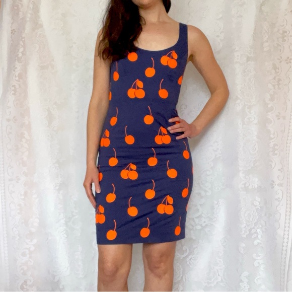 Leifnotes Summer Cherry Drop Sheath Dress - Picture 1 of 16